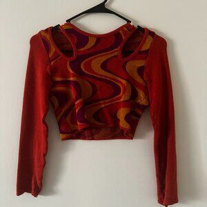 Debut Long-Sleeved Crop Top